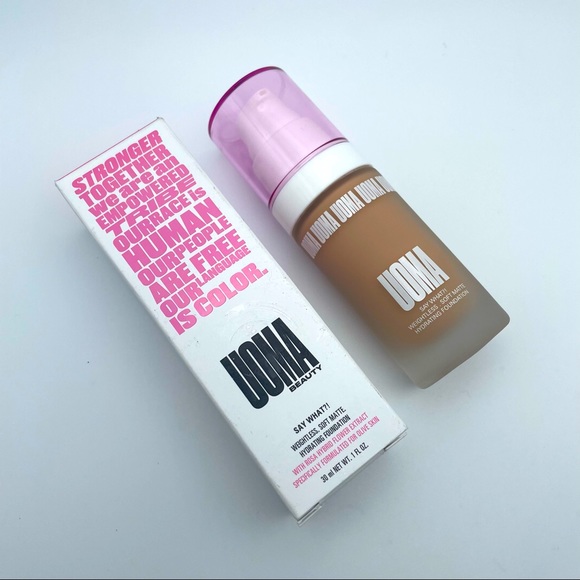 UOMA BEAUTY: SAY WHAT?! FOUNDATION-HONEY HONEY T1C - Picture 1 of 5